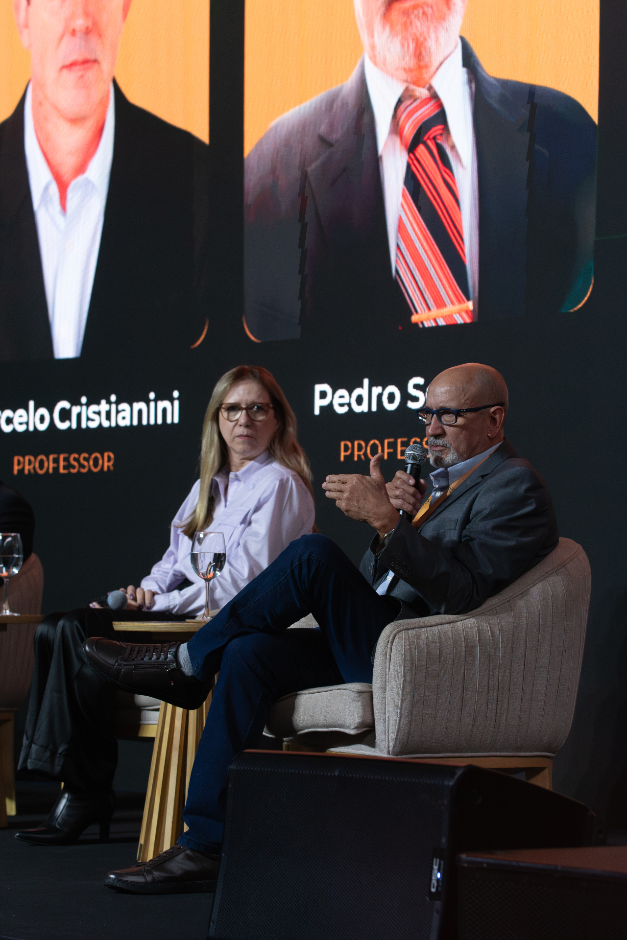 Painel com professores Marcelo Cristianini e Pedro